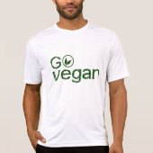 Go Vegan Sport-Tek T-shirt (Voorkant)