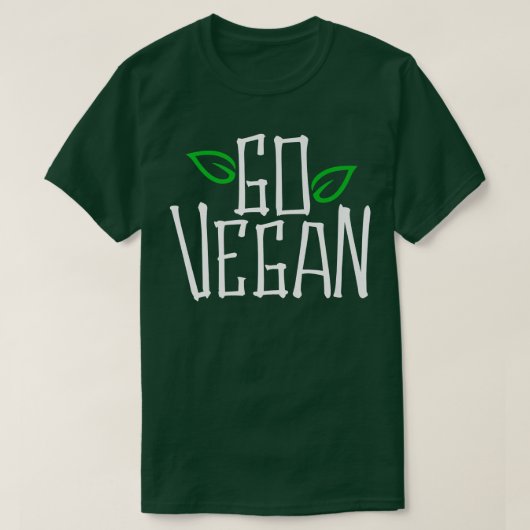 Go Vegan T-shirt (Design voorkant)