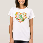 Go Vegan T-Shirt (Voorkant)