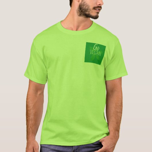 Go Vegan T-Shirt (Voorkant)