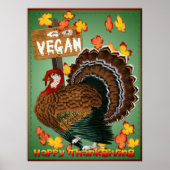 Go Vegan-Thanksgiving Poster (Voorkant)
