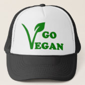 GO VEGAN TRUCKER PET (Voorkant)