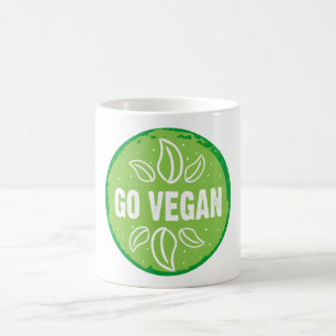 Go Vegan, vegan, veggie, vegetariër, Koffiemok