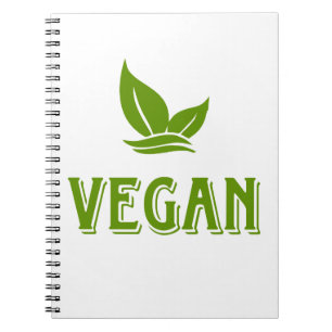 Go Vegan, vegan, veggie, vegetariër, Notitieboek