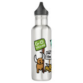 Go Vegan Waterfles (Links)