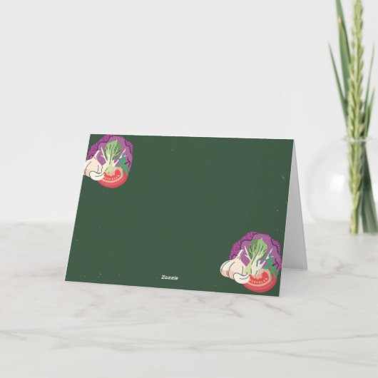 Go Vegan Yes We Can Discount  Bedankkaart (Achterkant)