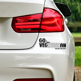 Go Vegetarian, Vegan Activism Sticker