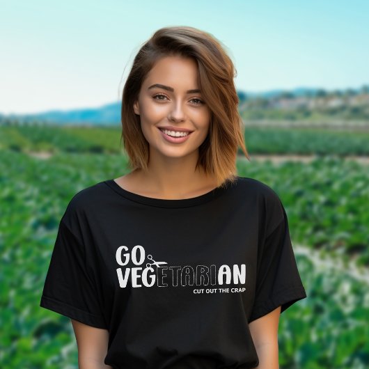Go Vegetarian, Vegan Activism T-shirt
