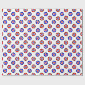 Go Vote Pins Wrapping Paper Cadeaupapier (Vlak)