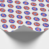 Go Vote Pins Wrapping Paper Cadeaupapier (Hoek)