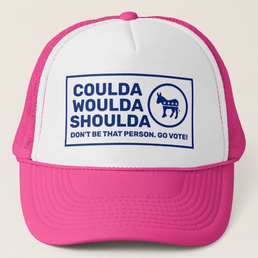 Go Vote™ Trucker Hat Pet (Voorkant)