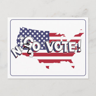 Go Vote! Wahlaufforderungs Briefkaart