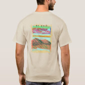 "go west" Mtns4. Grafisch T. Origineel door GLetzA T-shirt (Achterkant)