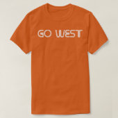 Go West wit T-shirt (Design voorkant)