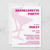 Go Wild Bachelorette Party Invitations Kaart (Achterkant)