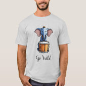 Go Wild Elephant T shirt (Voorkant)