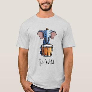 Go Wild Elephant T shirt
