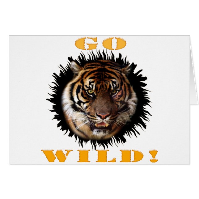 Go Wild Tiger (Voorkant Horizontaal)