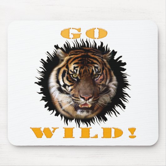Go Wild Tiger Muismat (Voorkant)