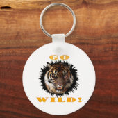 Go Wild Tiger Sleutelhanger (Voorkant)