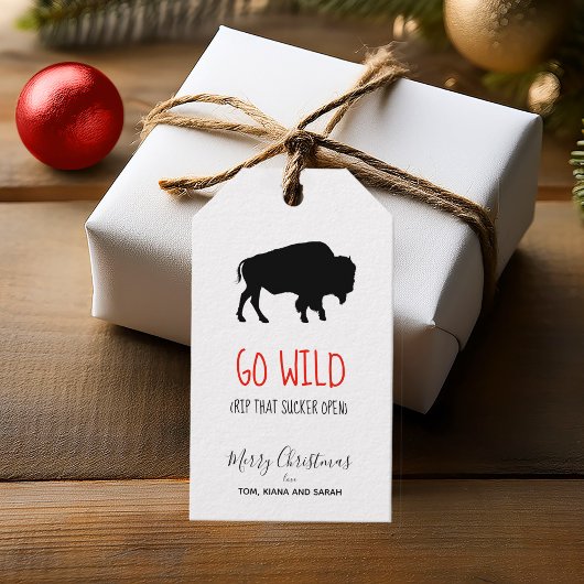 Go Wild Zwart Buffel Zwart Wit Plaid ID602 Cadeaulabel