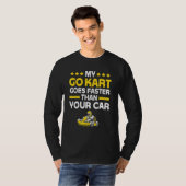 Go Winkelwagen Racing Racer Go Kart T-shirt (Voorkant volledig)