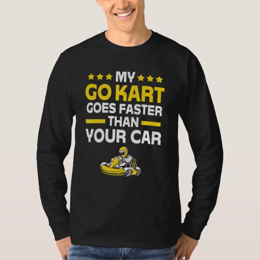 Go Winkelwagen Racing Racer Go Kart T-shirt (Voorkant)