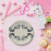 Go With the Flow - Acrylic Pouring Papieren Bordje (Feest)