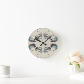 Go With the Flow - Acrylic Pouring Ronde Klok (Huis)