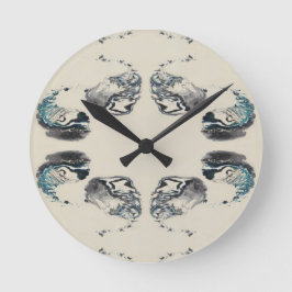 Go With the Flow - Acrylic Pouring Ronde Klok