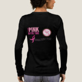 "Go with the Pink"-campagne voor vrouwen met lange Tri-Blend Shirt (Achterkant)
