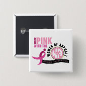 "Go with the Pink" Pin Button (Voorkant /achterkant)