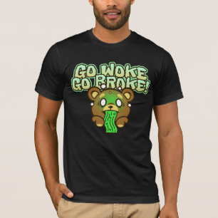 GO WOKE GO BROKE MANNEN PATRIOT T-SHIRTS