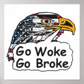 Go Woke Go Broke Poster (Voorkant)