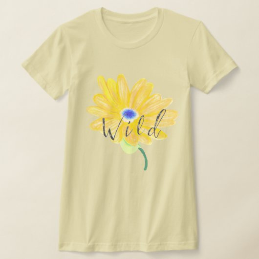 Go Yellow Flower Wild T-shirt (Laagn)