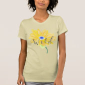 Go Yellow Flower Wild T-shirt (Voorkant)