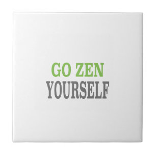 Go Zen Yourself (groene ademeditie) Tegeltje