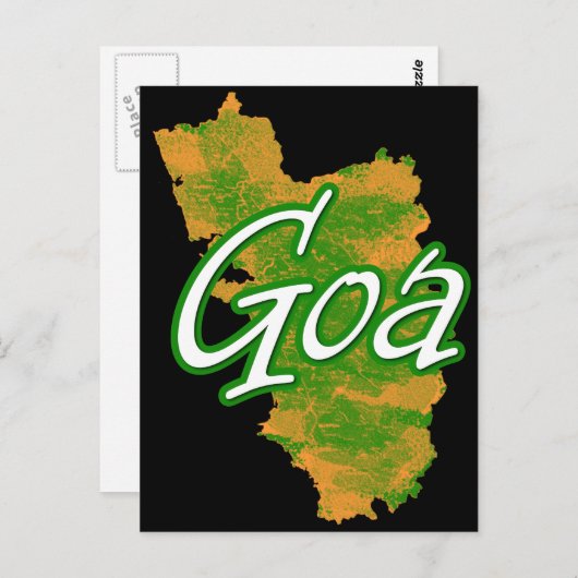 Goa Briefkaart (Voorkant / Achterkant)