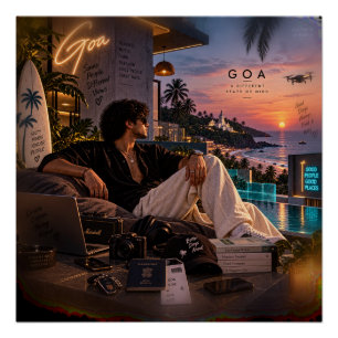 Goa • Een andere staat van geest • Dezelfde mensen Perfect Poster