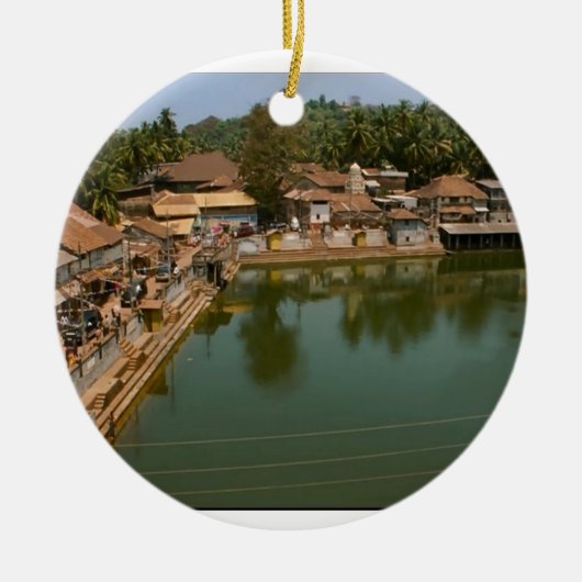 GOA INDIA AZIË KERAMISCH ORNAMENT (Voorkant)