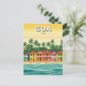 Goa India Briefkaart (Staand voorkant)