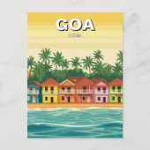Goa India Briefkaart (Voorkant)