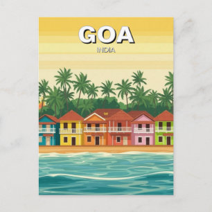 Goa India Briefkaart