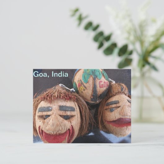 Goa, India Briefkaart (Staand voorkant)