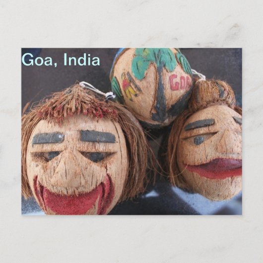 Goa, India Briefkaart (Voorkant)