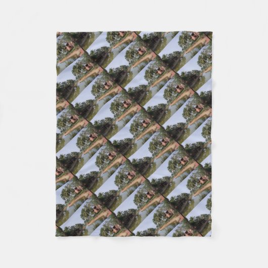 Goa India Fleece Deken (Voorkant)