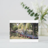 Goa India Garden Briefkaart (Staand voorkant)
