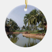 Goa India Keramisch Ornament (Voorkant)