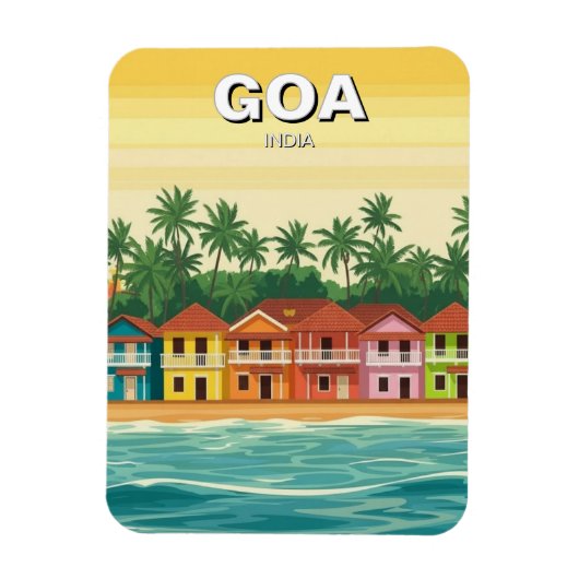 Goa India Magneet (Verticaal)