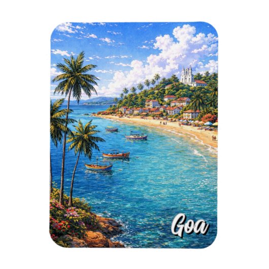 Goa India Magneet (Verticaal)